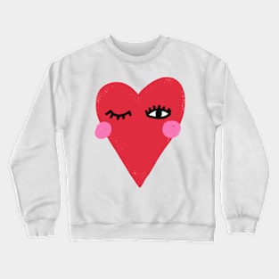 LOVE HEART Crewneck Sweatshirt